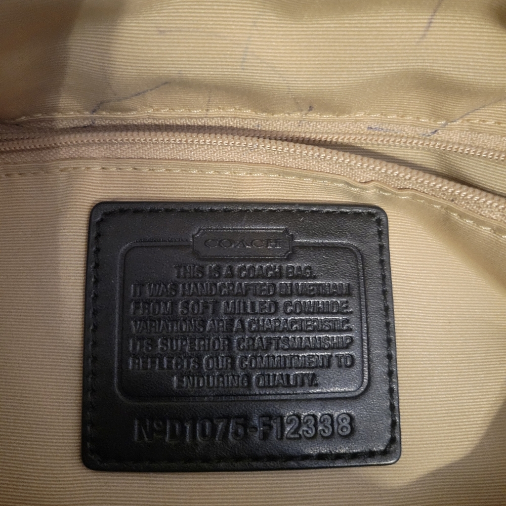 COACH leather shoulderbag - Picture 7 of 7